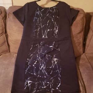 Black and white dress